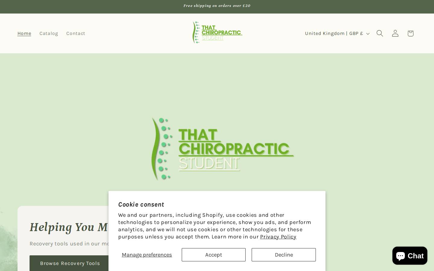 thatchiro.com homepage screenshot