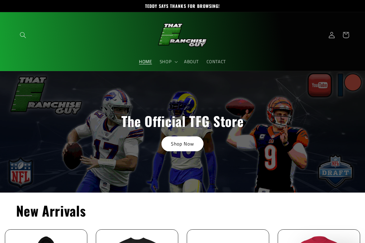 That Franchise Guy homepage screenshot