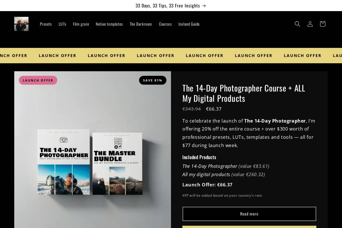 THAT ICELANDIC GUY homepage screenshot