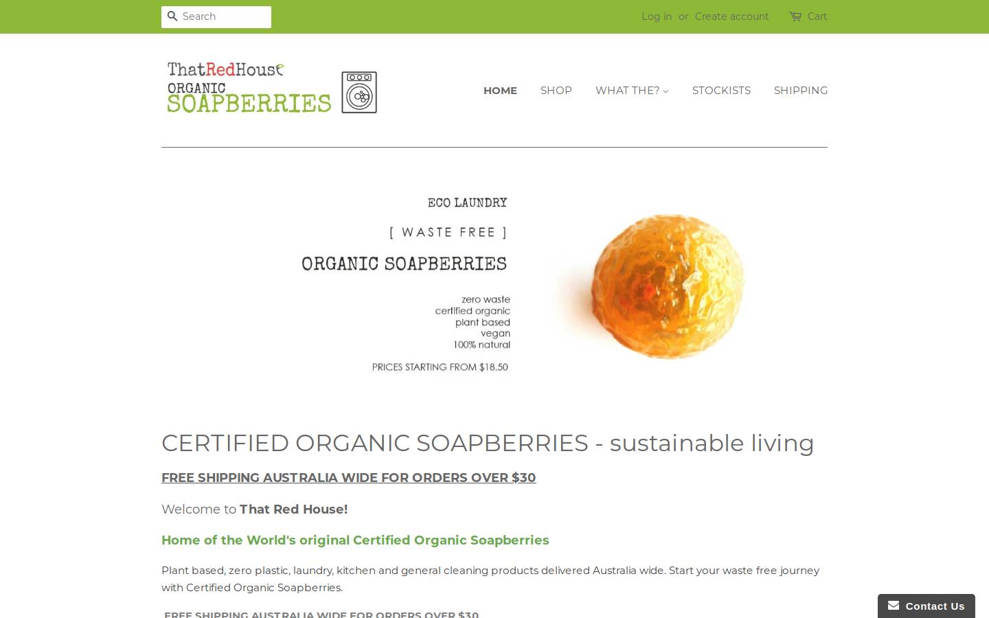 thatredhouse.com.au homepage screenshot