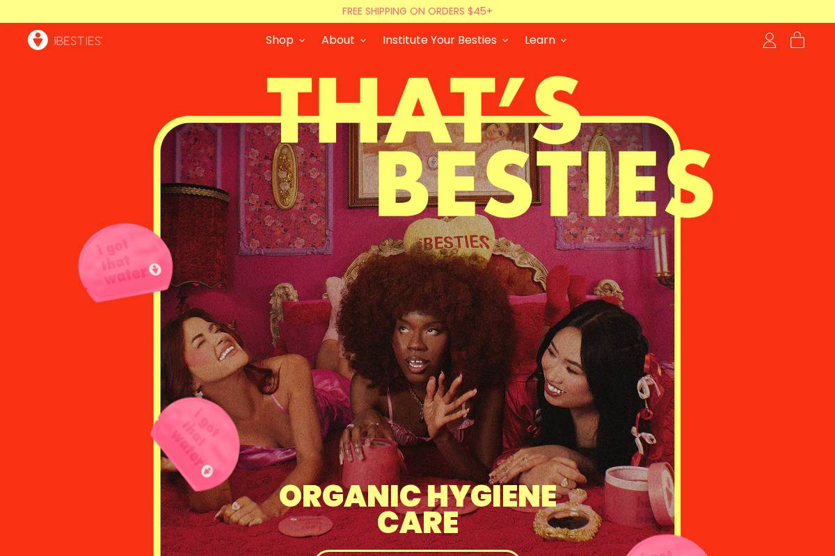 thatsbesties.com homepage screenshot