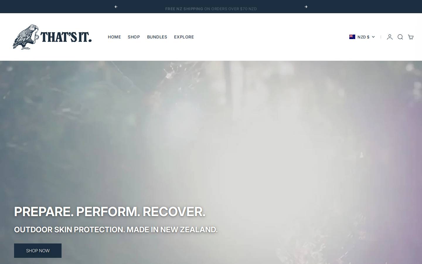 thatsit.nz homepage screenshot