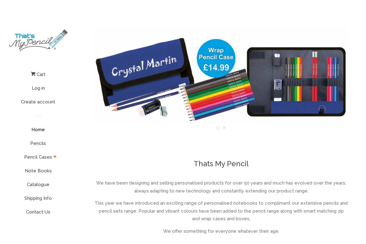 thatsmypencil.com homepage screenshot