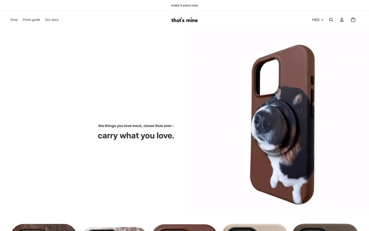 thatsreallymine.com homepage screenshot