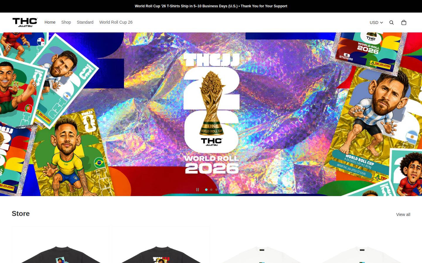 thcjiujitsu.com homepage screenshot