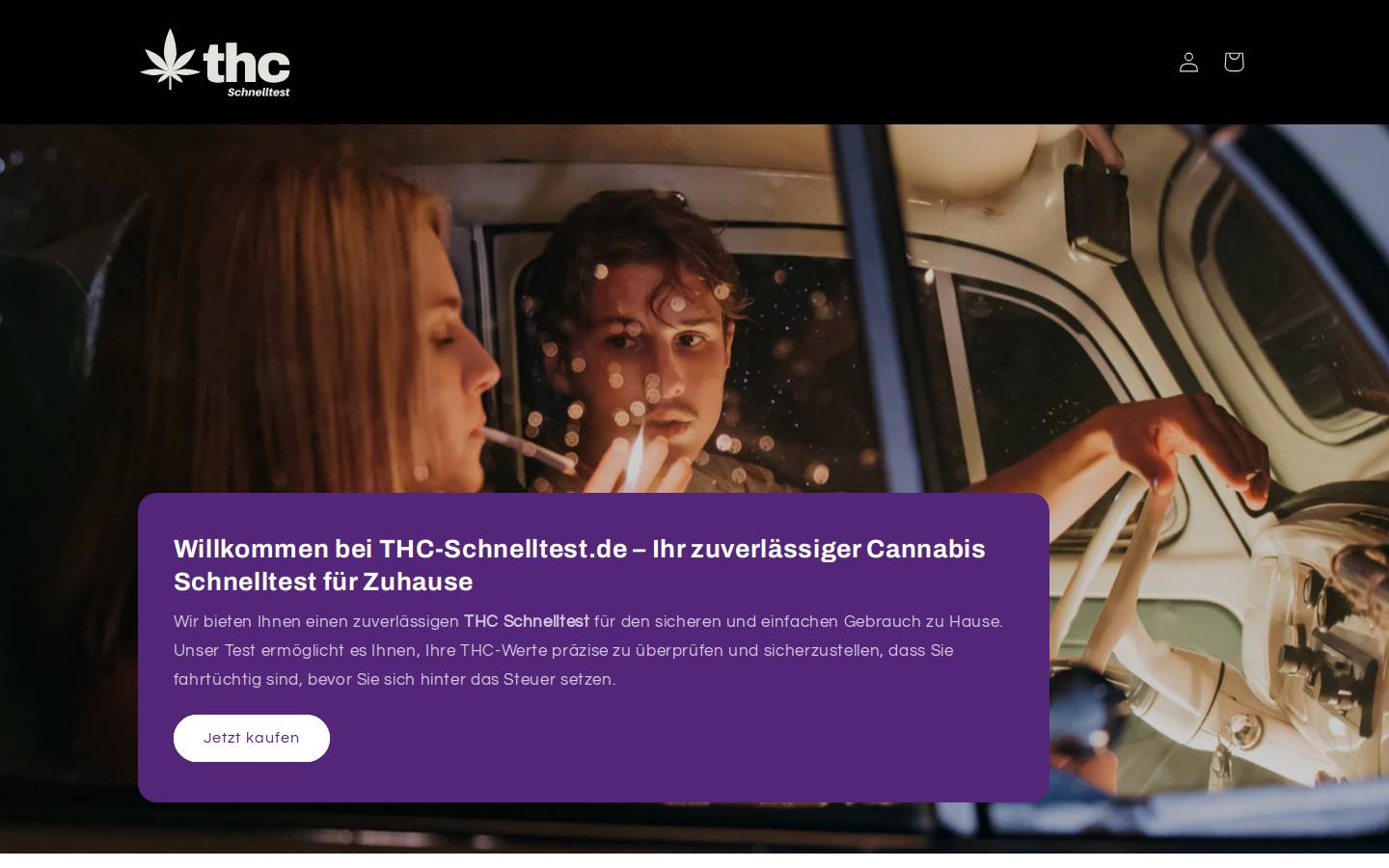 thcschnelltest.de homepage screenshot