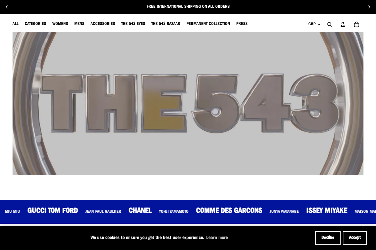 the-543.com homepage screenshot