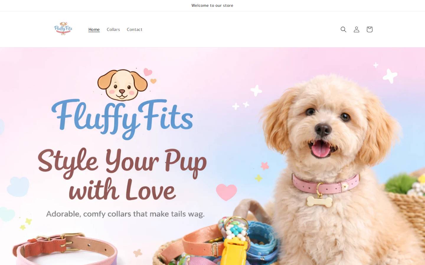 the-fluffyfits.com homepage screenshot