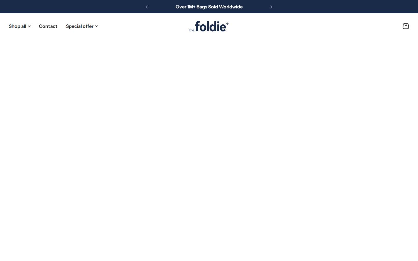 The Foldie  homepage screenshot