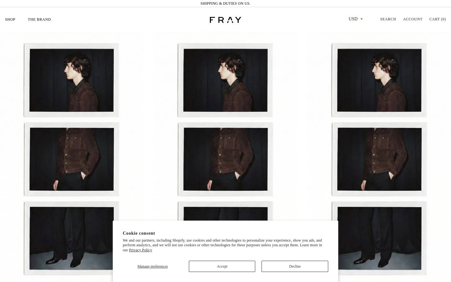 The Fray homepage screenshot