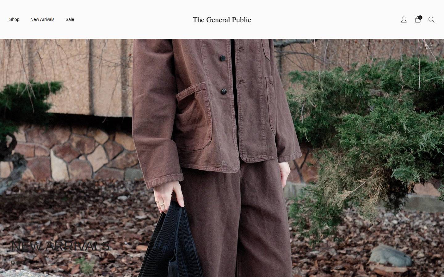 the-generalpublic.com homepage screenshot