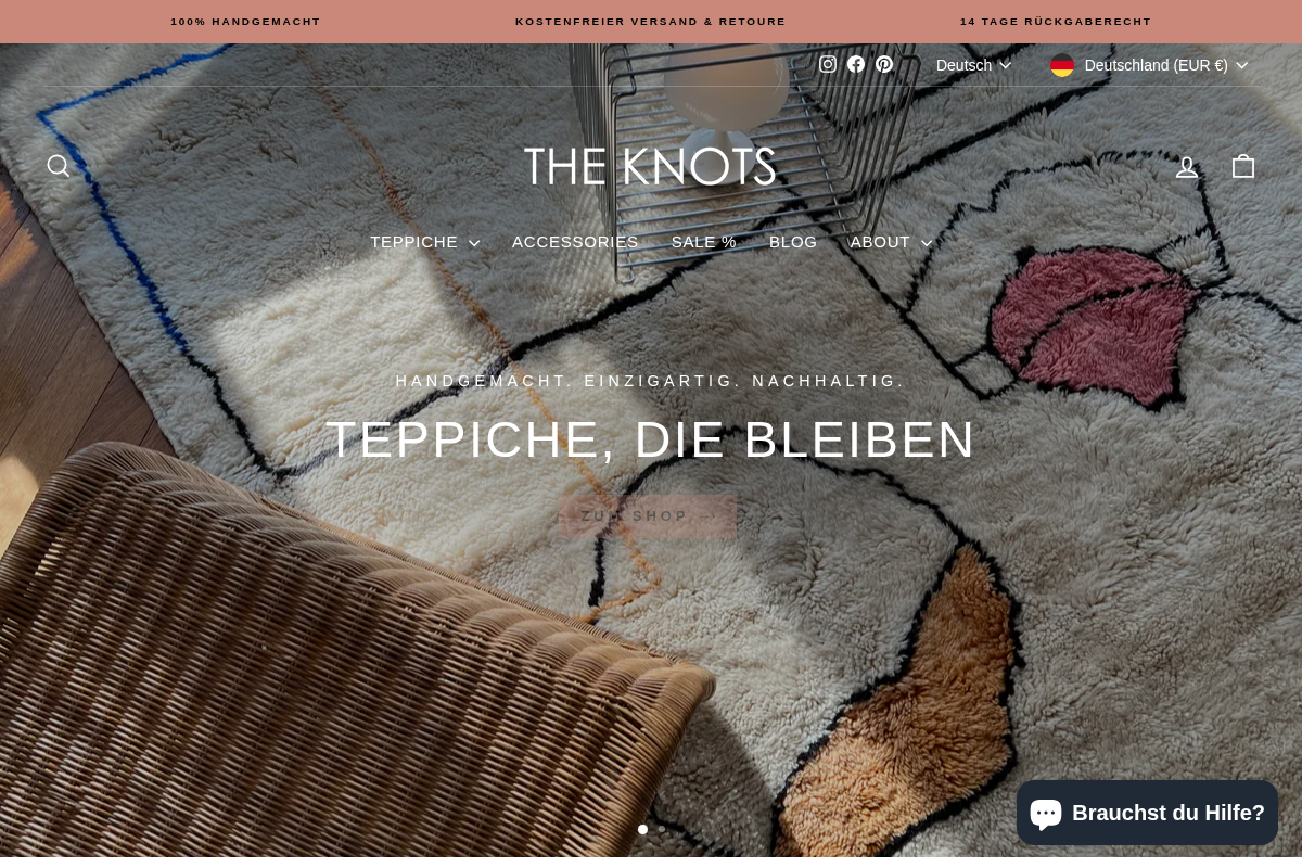 THE KNOTS homepage screenshot