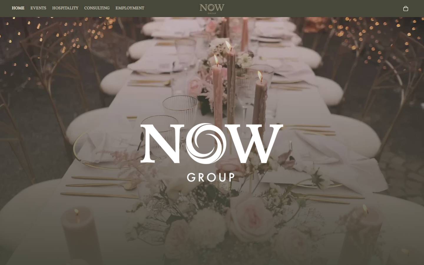 the-now-group.com homepage screenshot