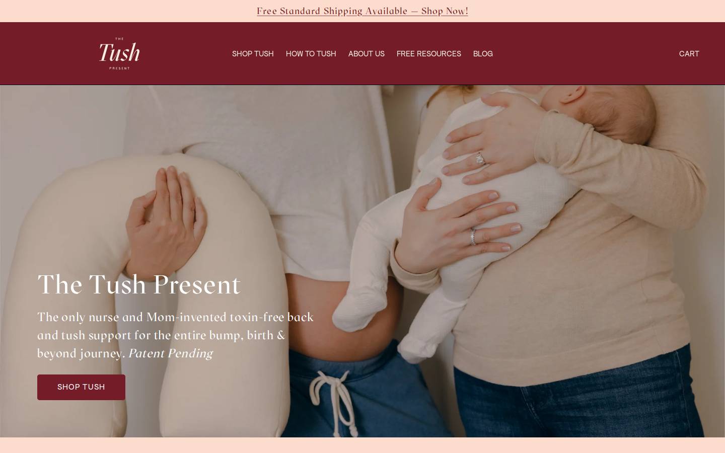 the-push-present.com homepage screenshot