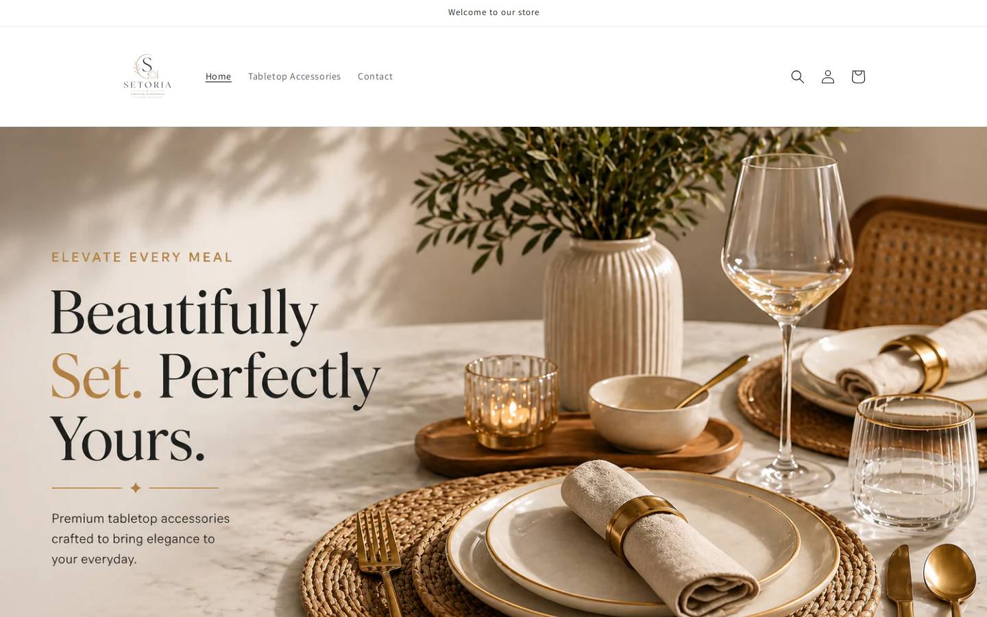 the-setoria.com homepage screenshot
