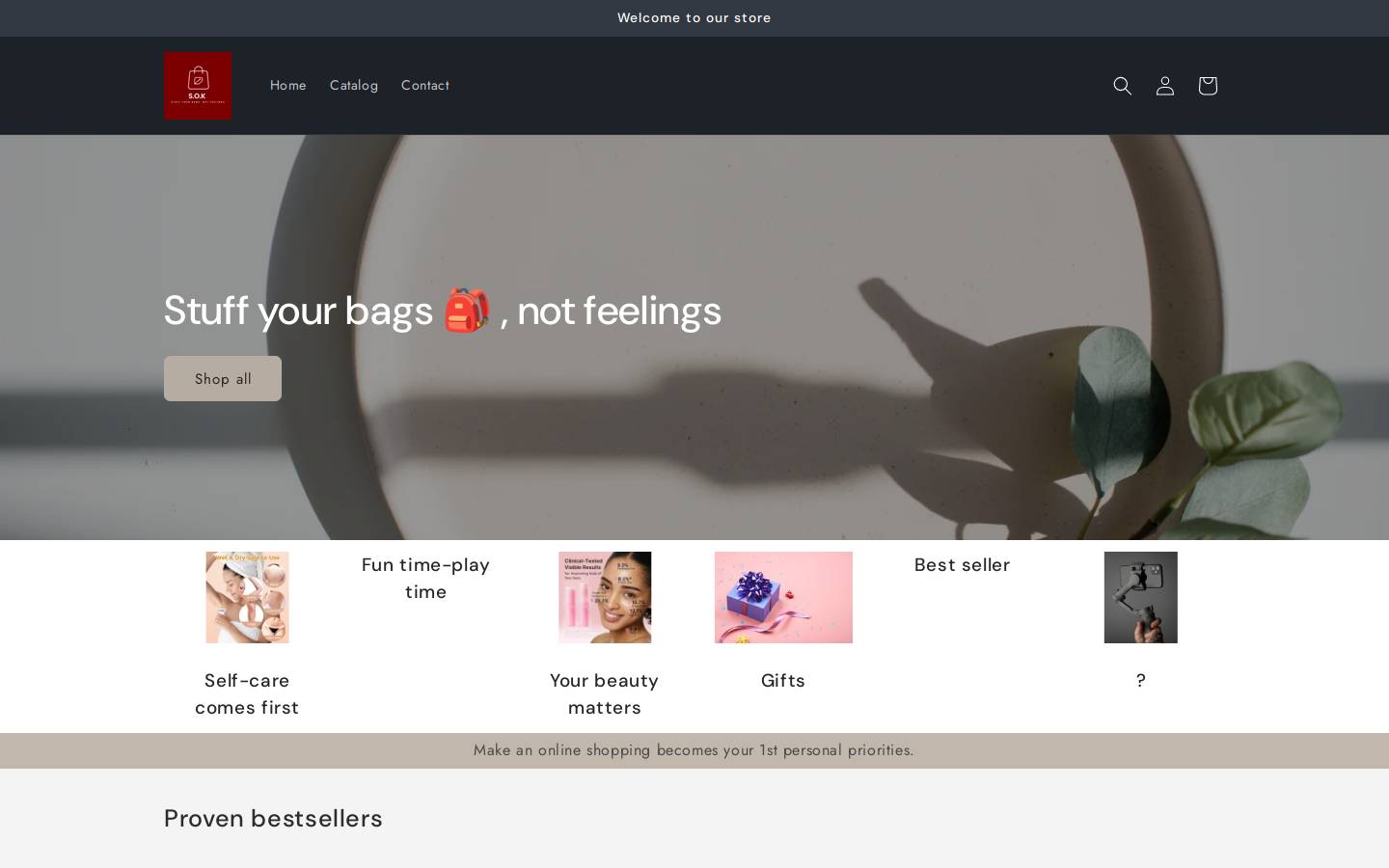 the-sok-online.shop homepage screenshot