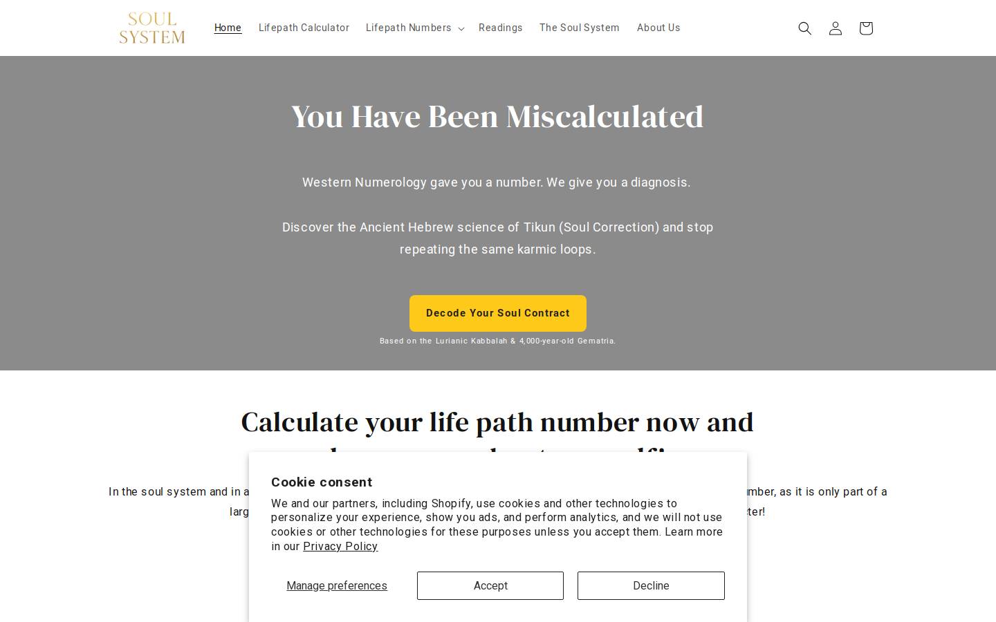the-soul-system.com homepage screenshot