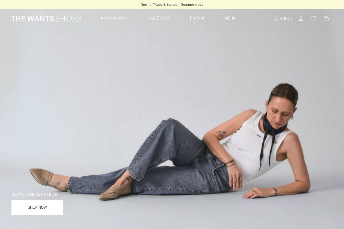 the-wants.com homepage screenshot