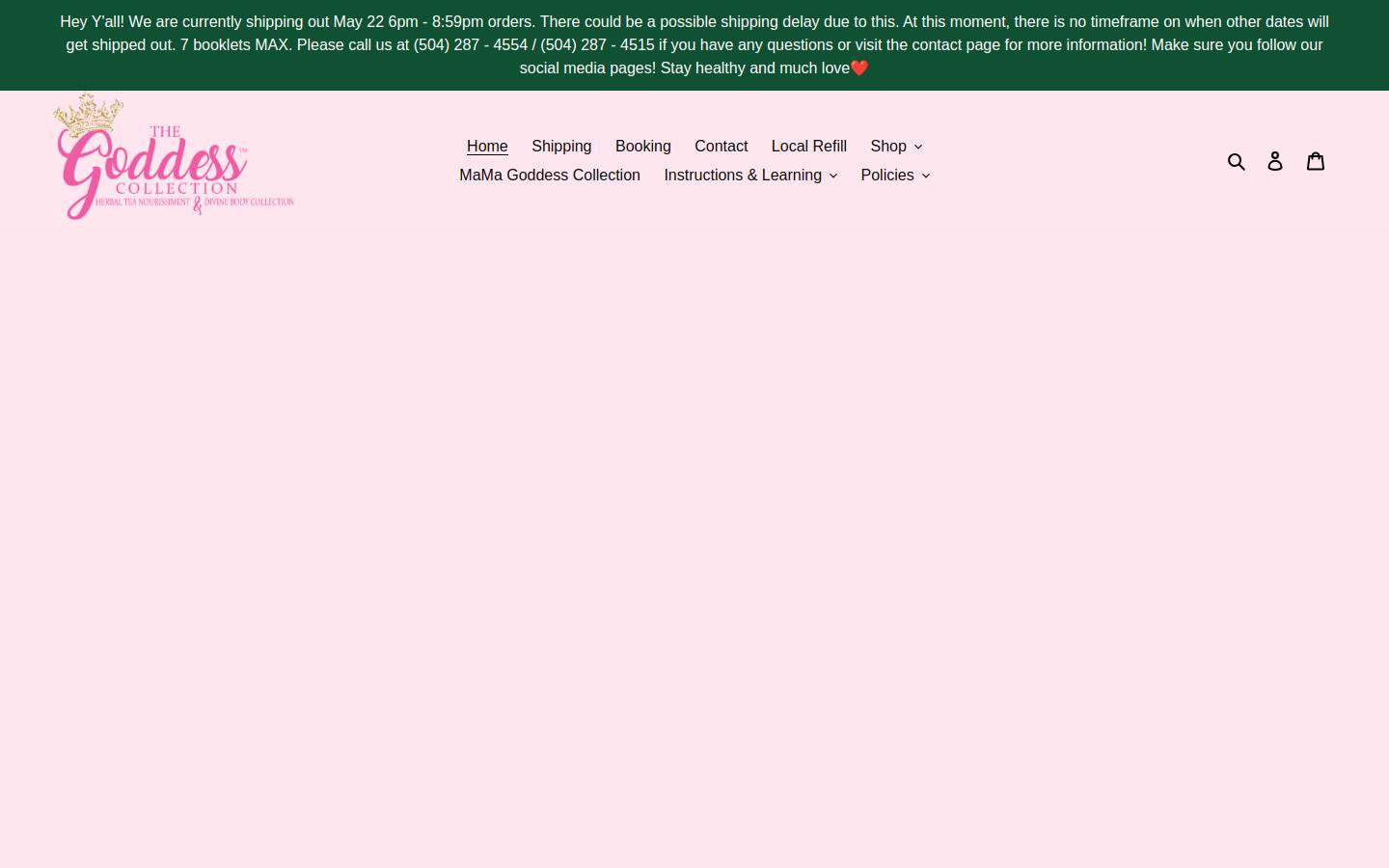 thealkalinegoddess.com homepage screenshot