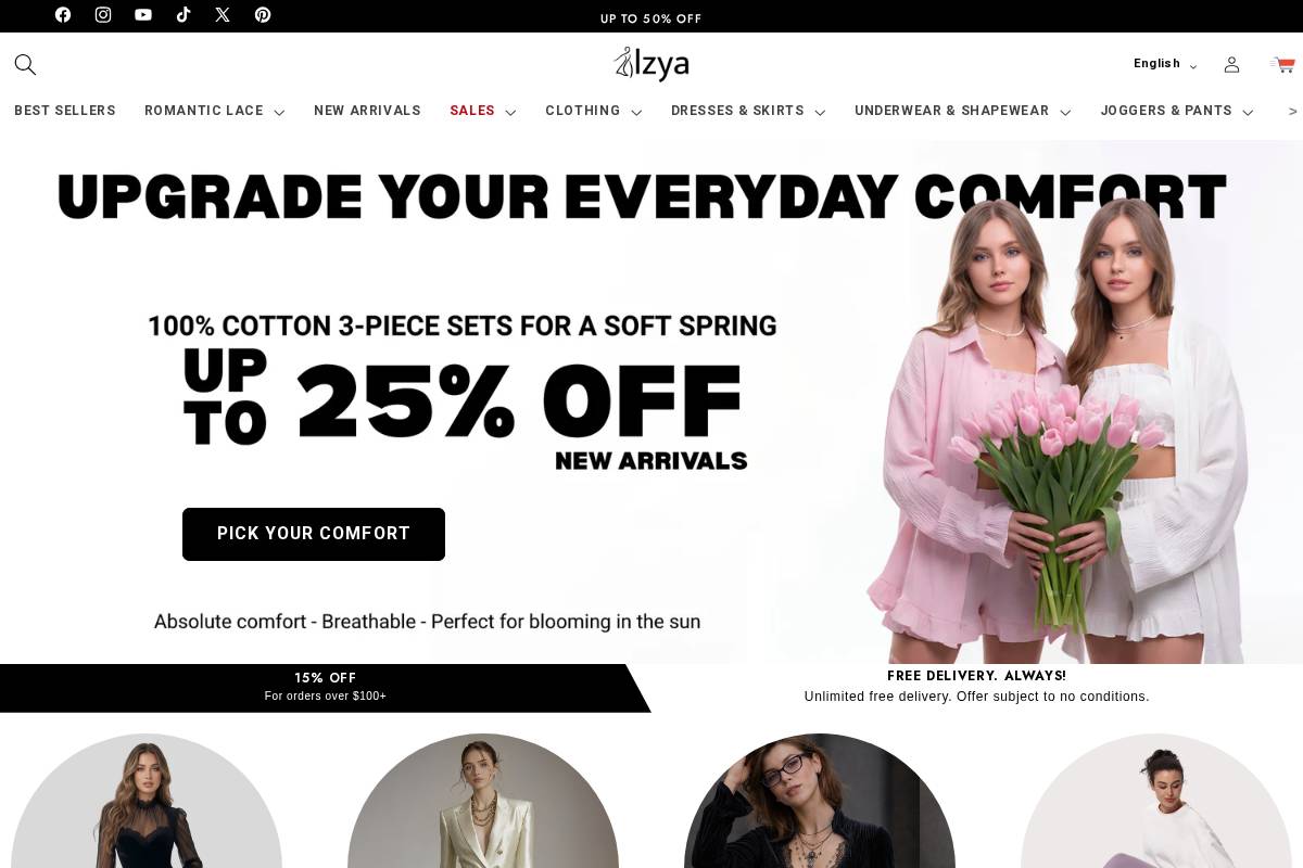thealzya.com homepage screenshot