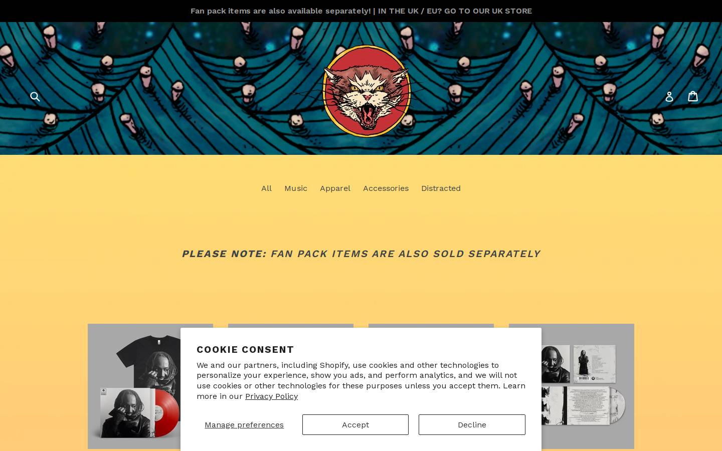 theamazingthundercatstore.com homepage screenshot