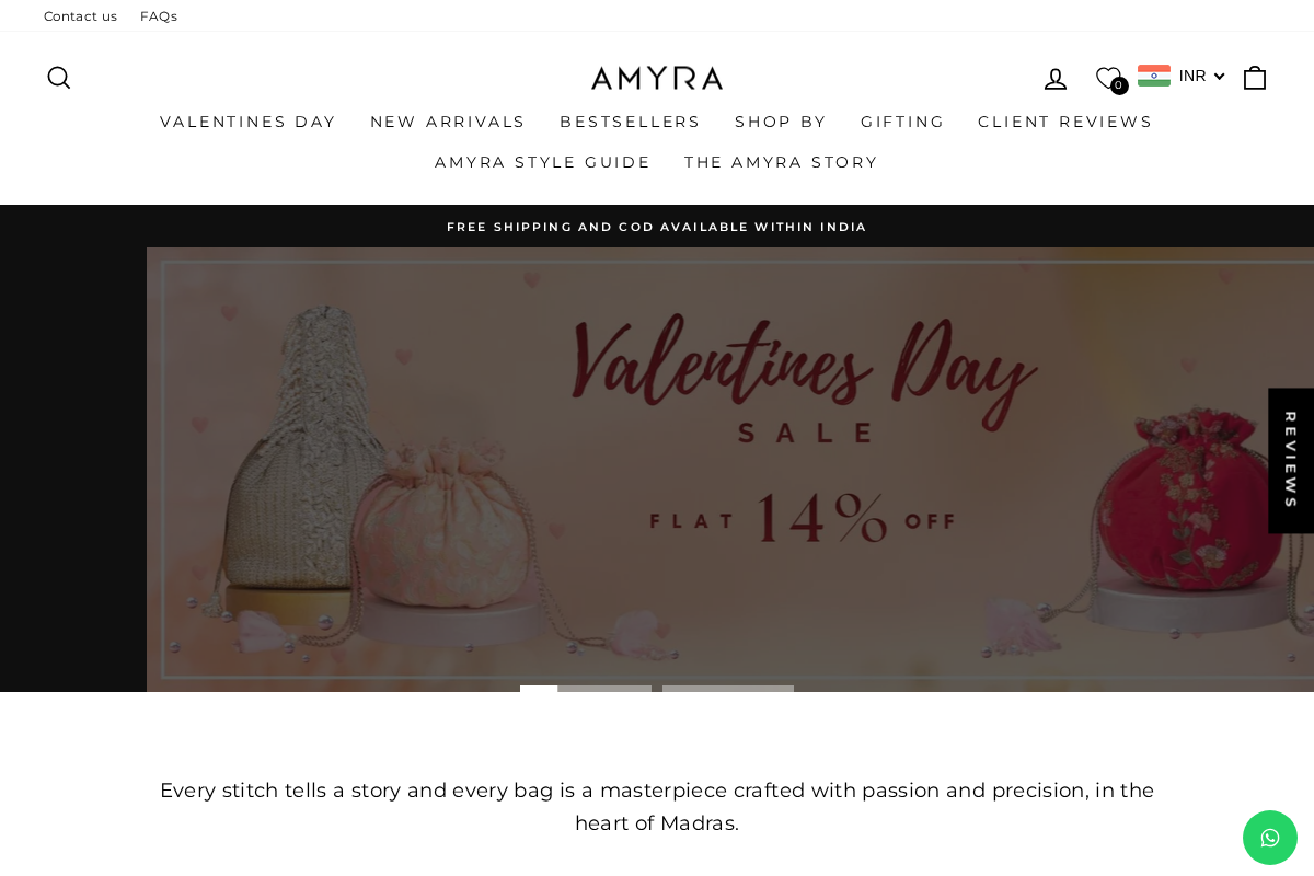 AMYRA homepage screenshot