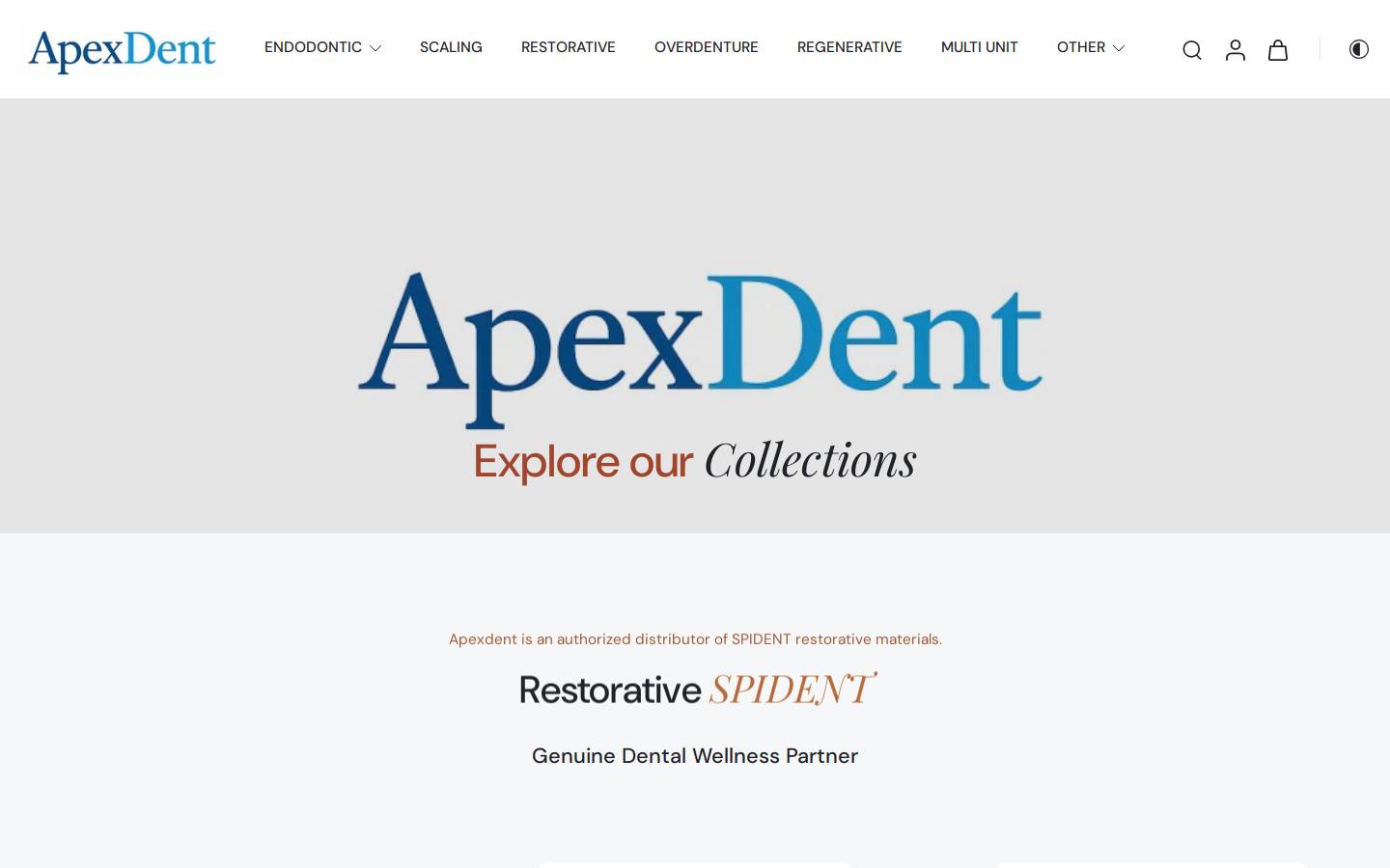 theapexshop.com homepage screenshot