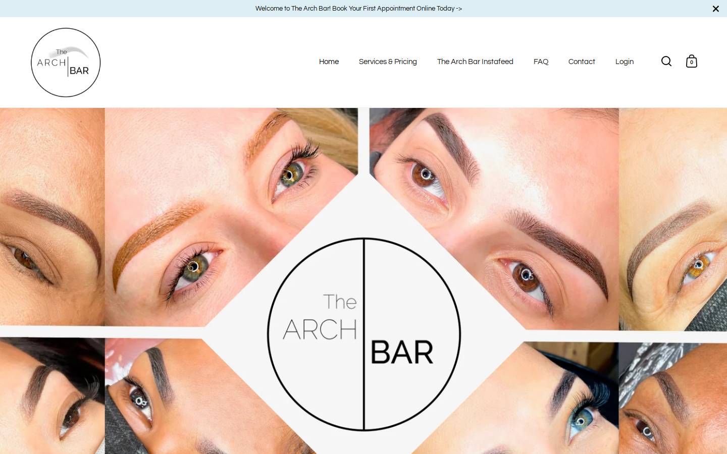 thearchbar.com homepage screenshot