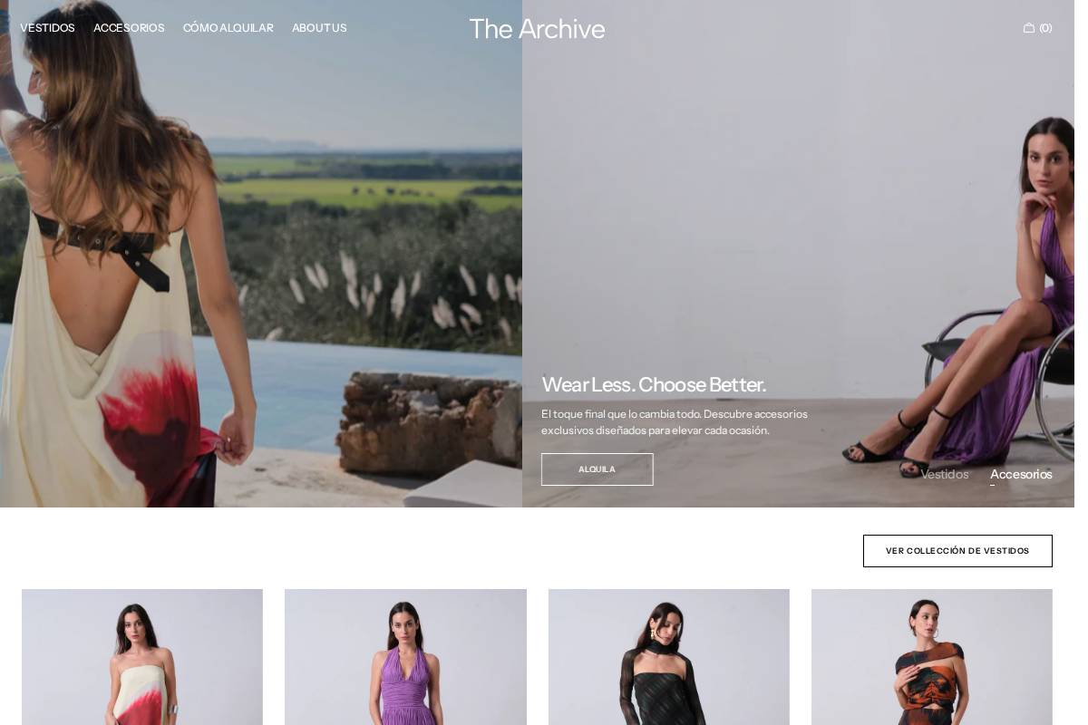 thearchiveconcept.com homepage screenshot