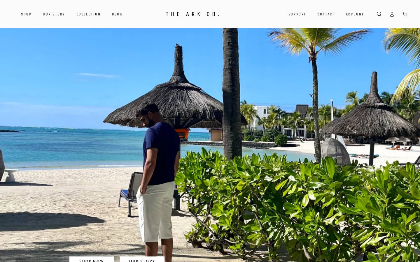 The Ark Co homepage screenshot