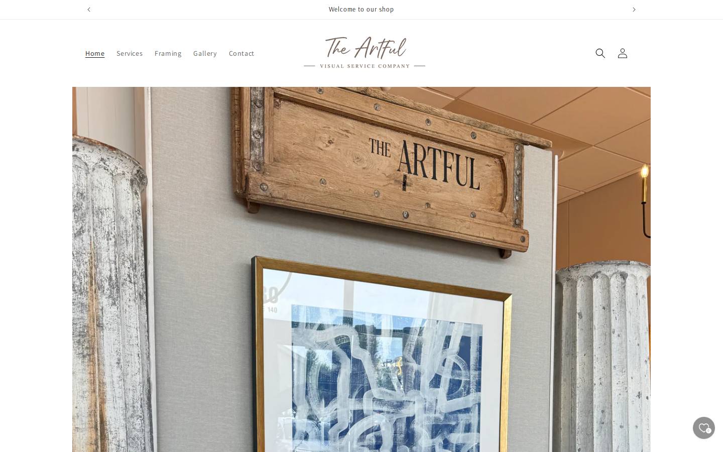 theartfulcorner.com homepage screenshot