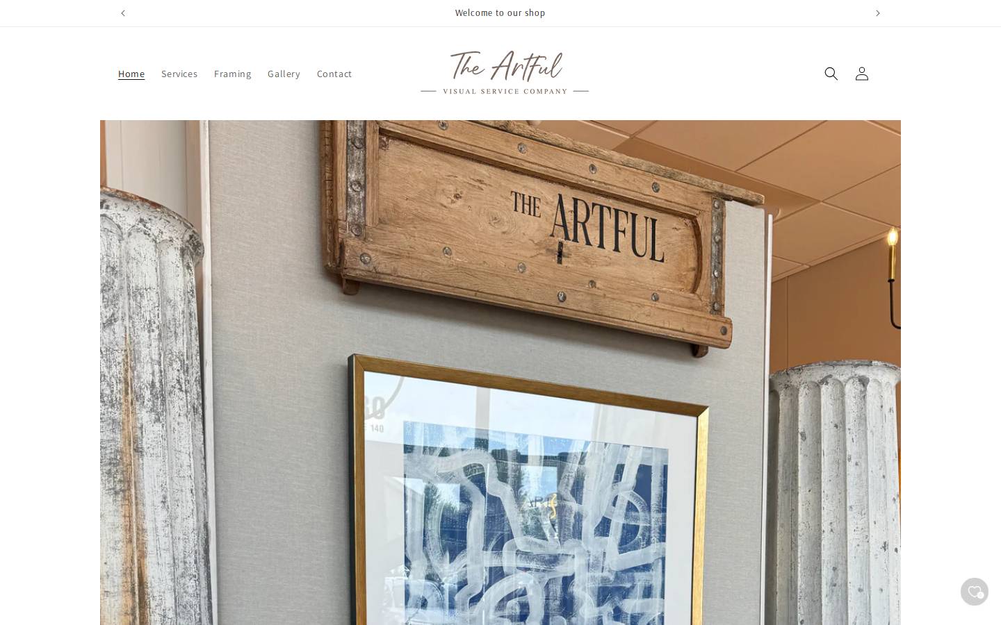 theartfulshop.com homepage screenshot