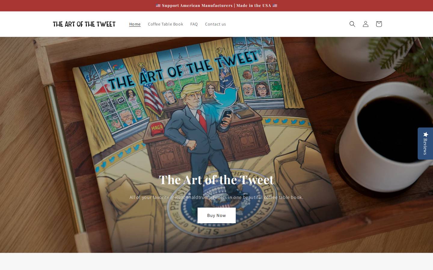 Theartofthetweet homepage screenshot