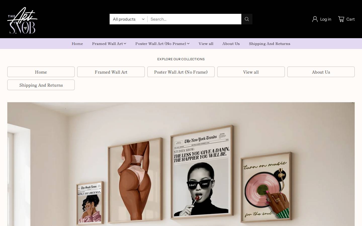 theartsnob.com homepage screenshot