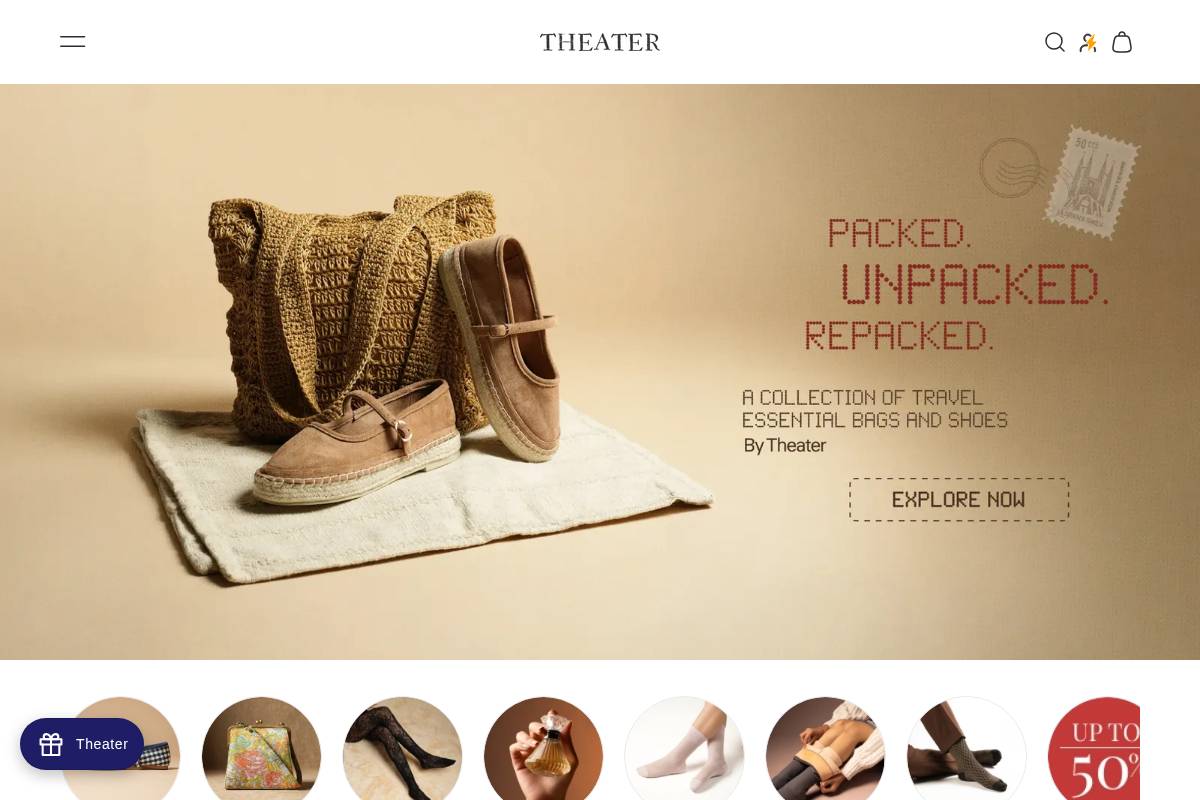 theater.xyz homepage screenshot