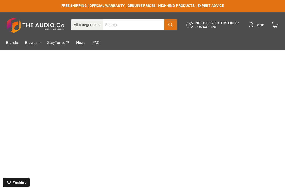 The Audio Co. homepage screenshot