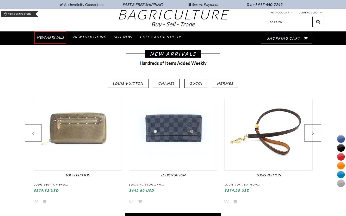 thebagriculture.com homepage screenshot