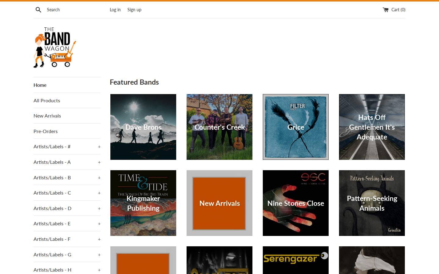 thebandwagonusa.com homepage screenshot