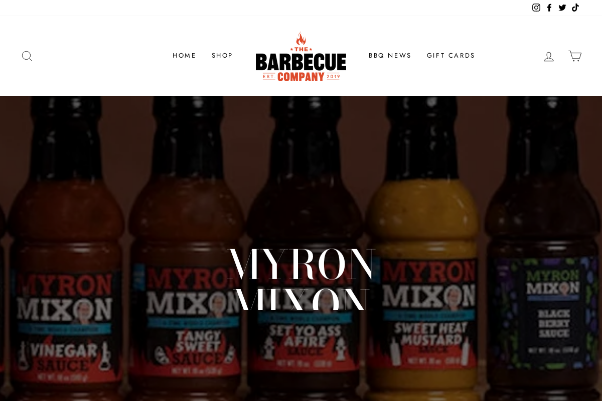 thebarbecueco.com.au homepage screenshot