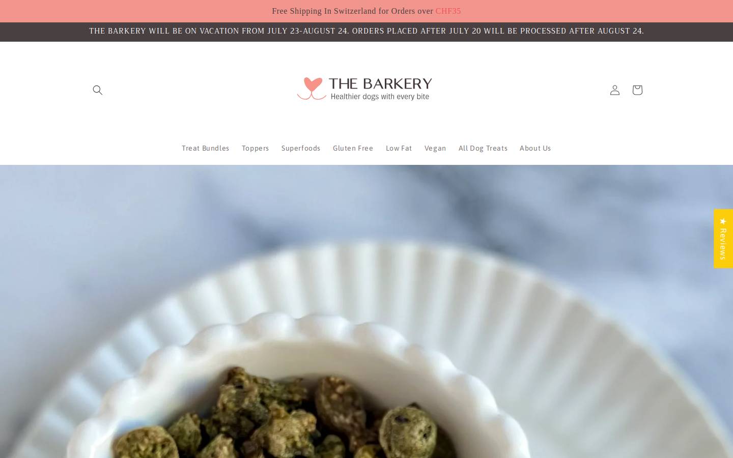 thebarkery.ch homepage screenshot