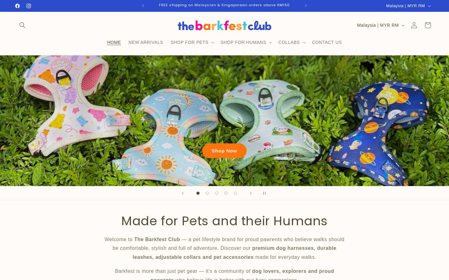 thebarkfestclub.com homepage screenshot