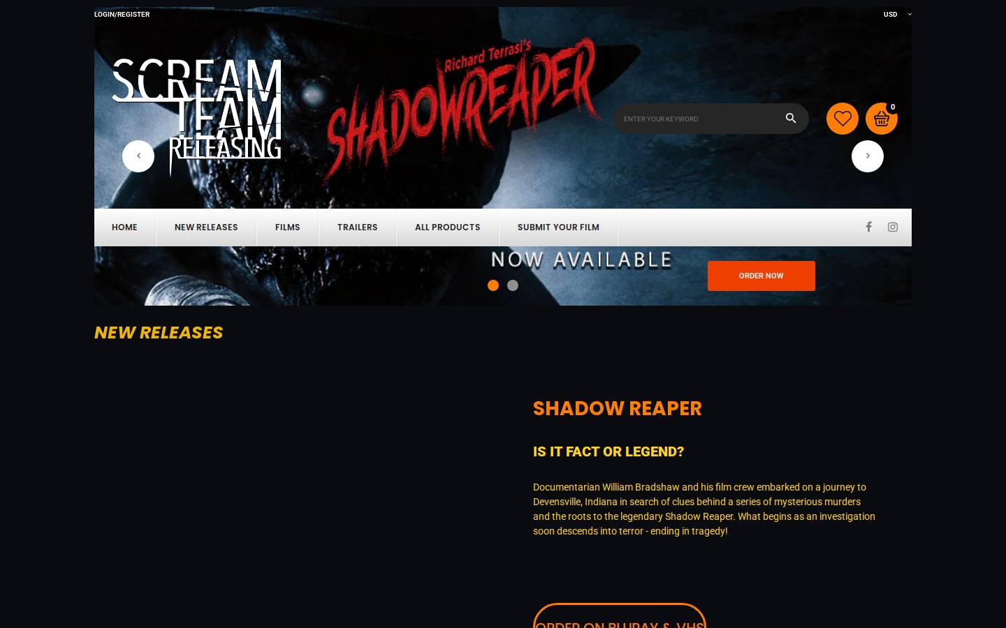 thebarnmerch.com homepage screenshot
