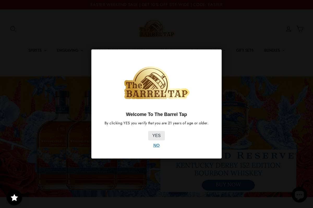 thebarreltap.com homepage screenshot