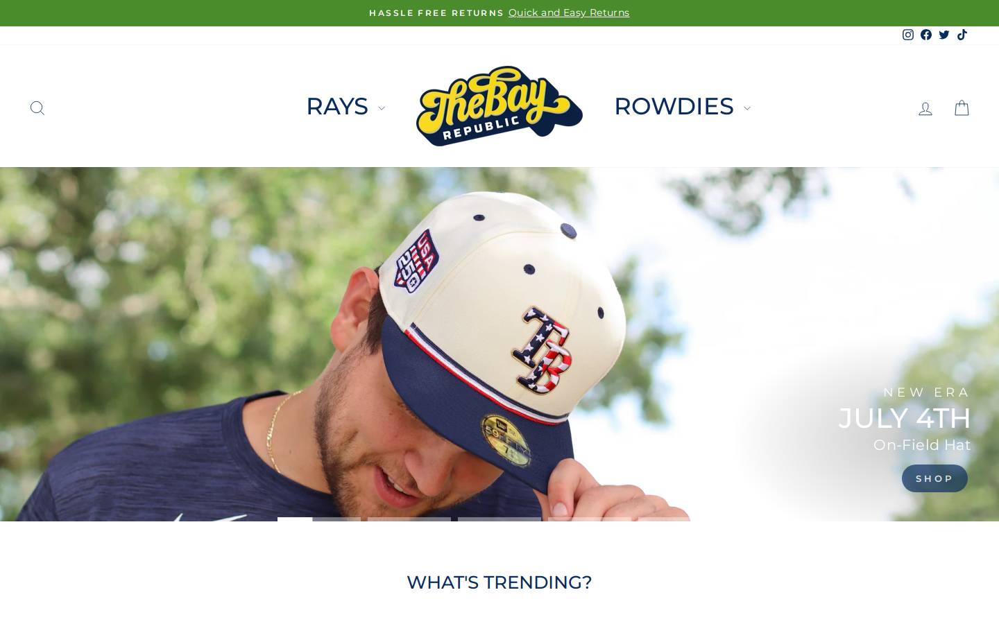 thebayrepublic.com homepage screenshot