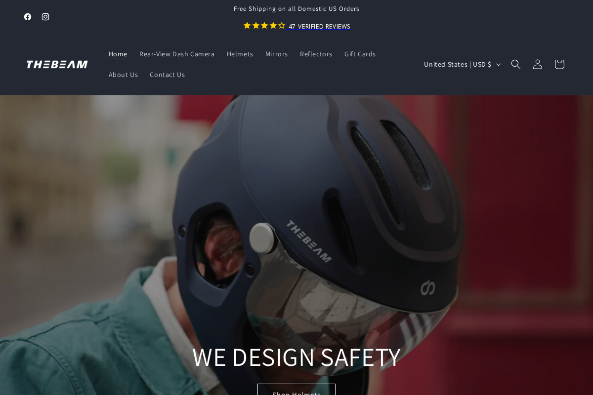 thebeam-usa.com homepage screenshot