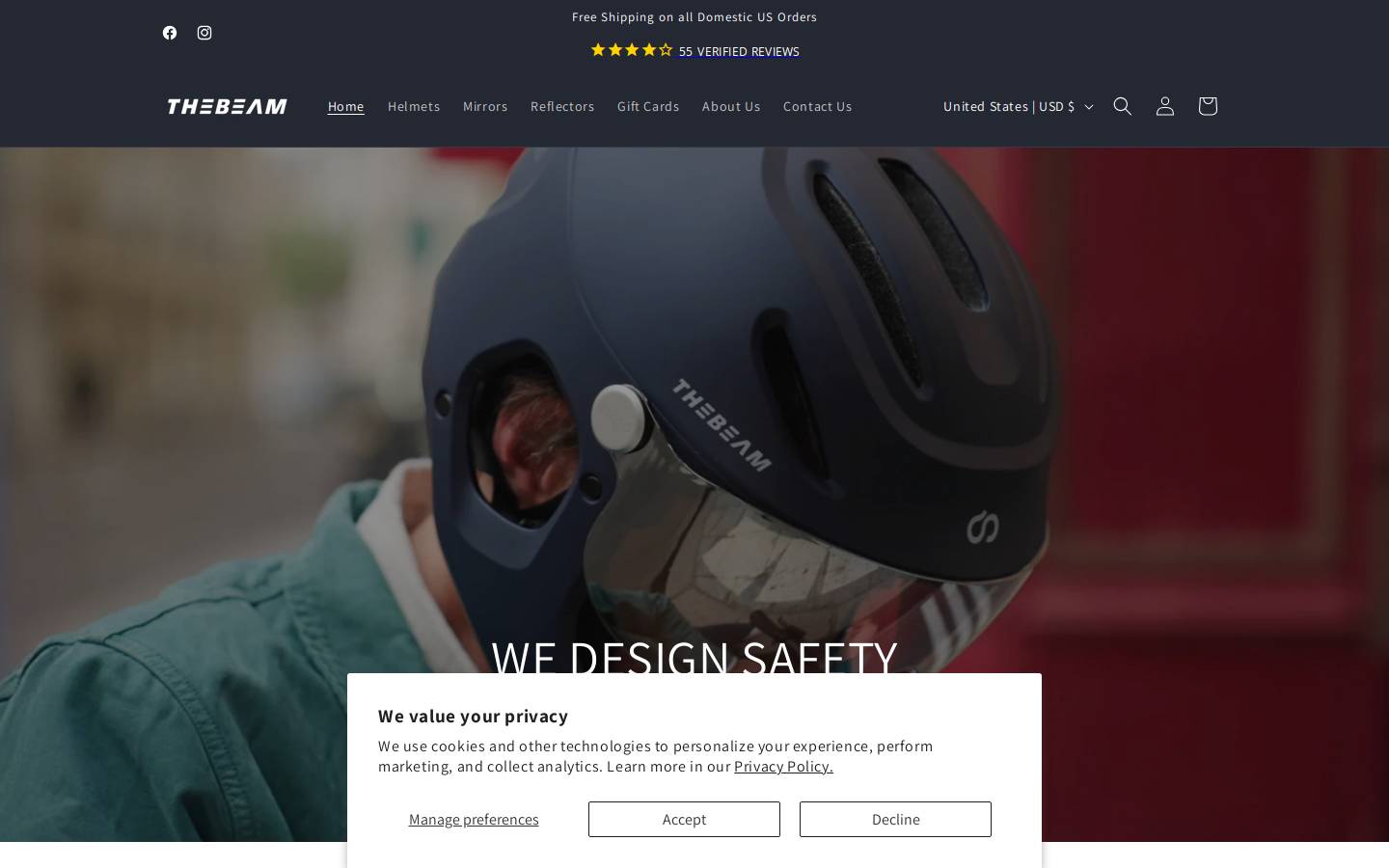 thebeamusa.com homepage screenshot