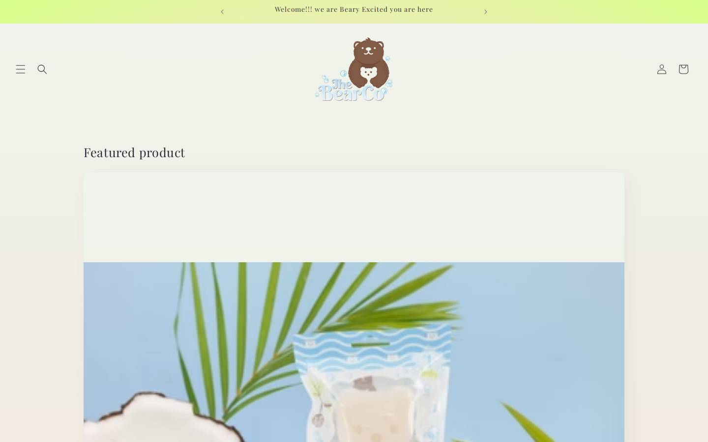 thebearco.shop homepage screenshot