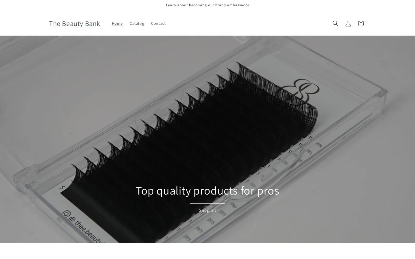 thebeautybank.store homepage screenshot
