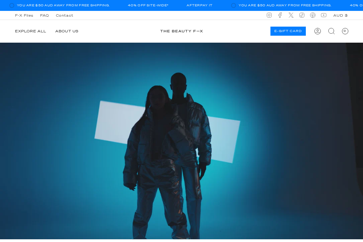 thebeautyfridge.com.au homepage screenshot