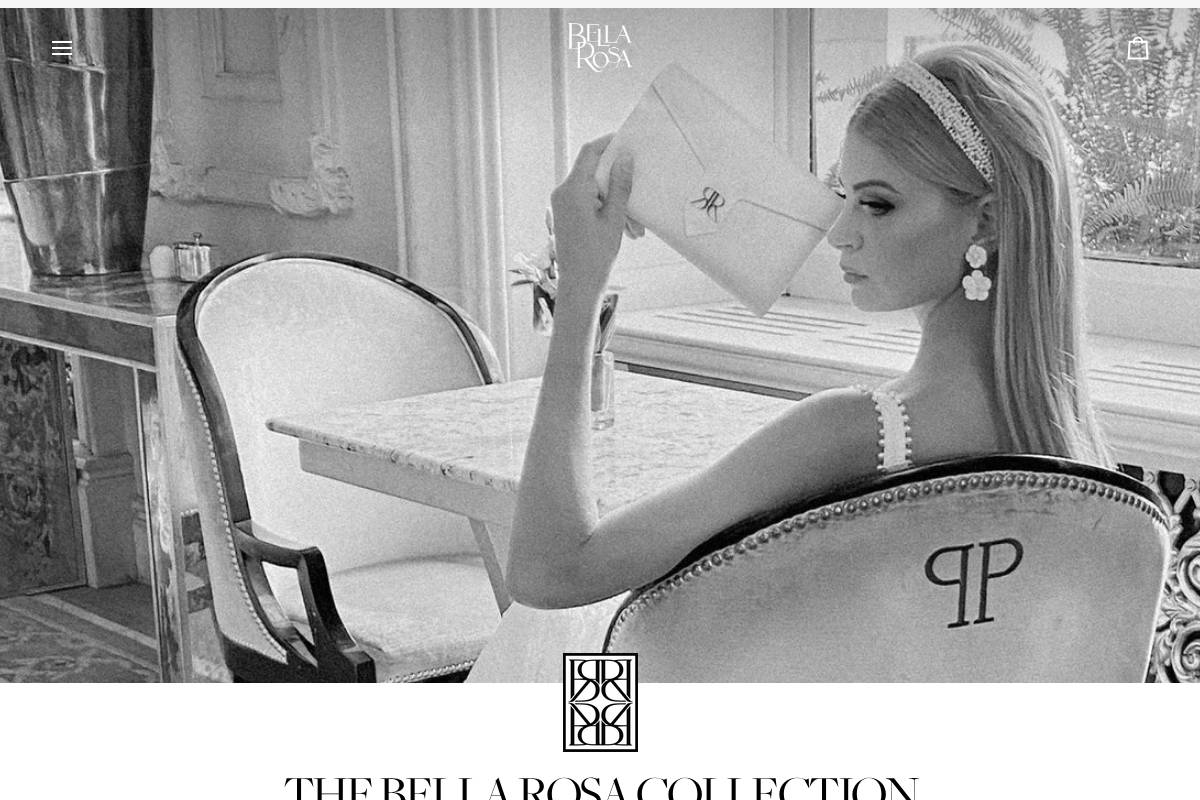 thebellarosacollection.com homepage screenshot